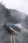 car, vehicle, car wallpapers, forest, nature, trees, road, highway, mountain, fog, nissan 350 z